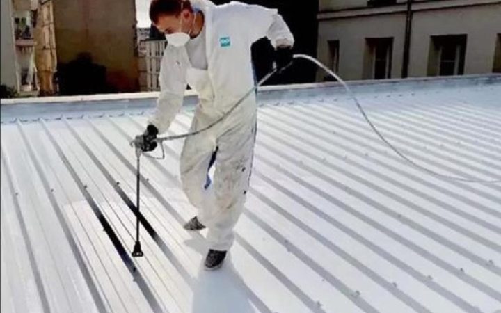 Sơn chống thấm, chống nhiệt mái tôn, mái ngói nhà xưởng, nhà máy